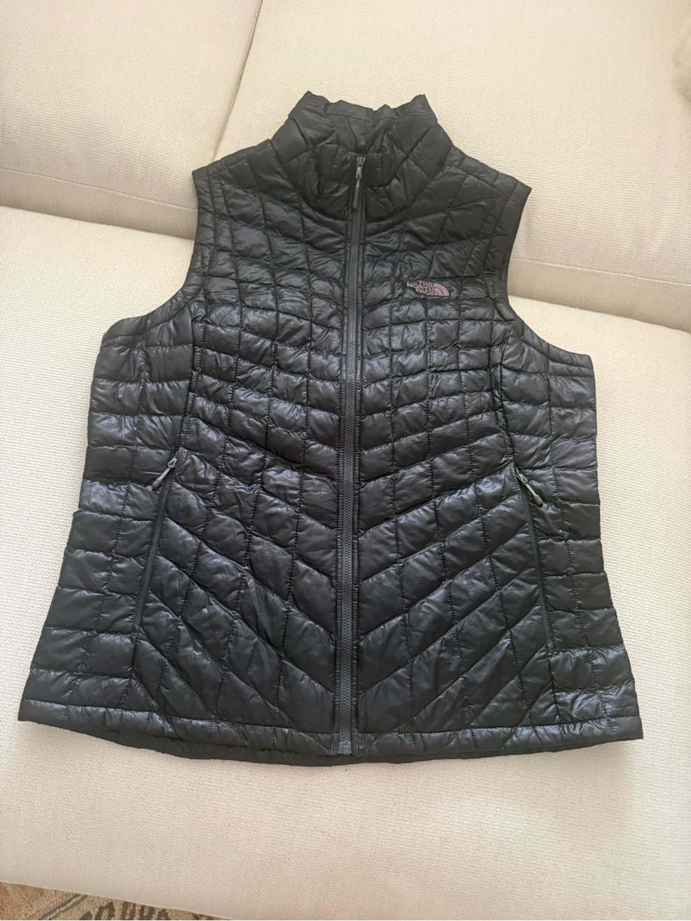 The North Face Women's Black Quilted Packable Vest